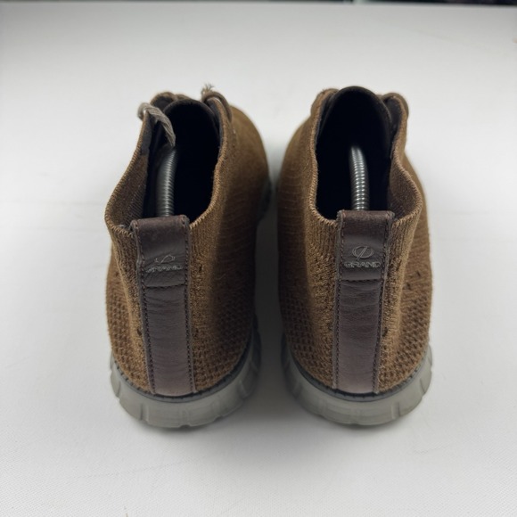 Cole Haan ZeroGrand Chukka Mens 10 M Wool Stitchlite C30708 Brown Casual Shoes - Picture 5 of 9